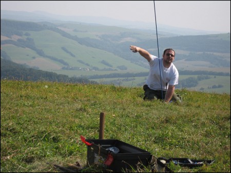 Antena musí byť rovno, ako svieca